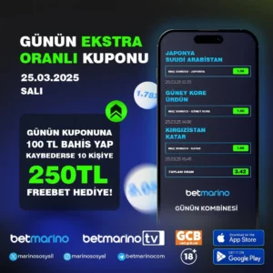 Betmarino Bahis Kuponu – Canlı ve Maç Öncesi Bahis Seçenekleri